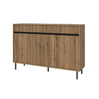 KOMMODE mit 3 schubladen eiche evoke CIAO - Braun, Holzwerkstoff (148/100/40cm) - Compleo24