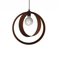 HÄNGELEUCHTE Nucleo - Dunkelbraun, Metall (7/40/40cm) - Lumicom