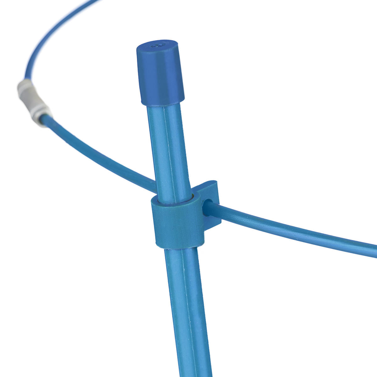 2XRANKHILFE - Blau, Kunststoff/Metall (28/76/28cm) - Relaxdays