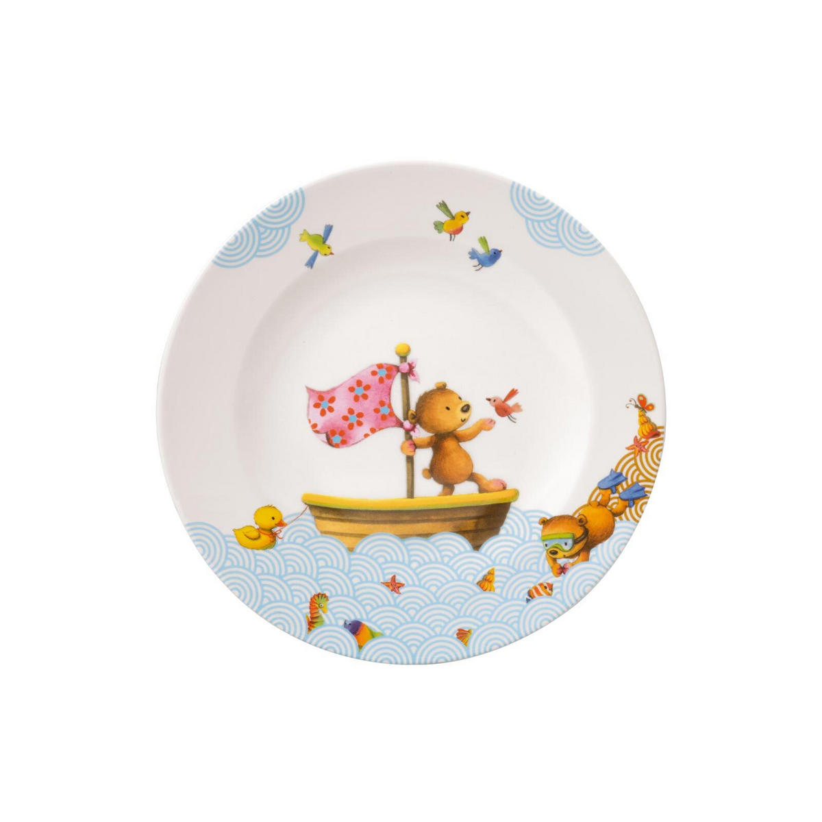 FRÜHSTÜCKSSET Happy as a Bear bunt 2er Set - Multicolor, Keramik (1/1/1cm) - Villeroy & Boch