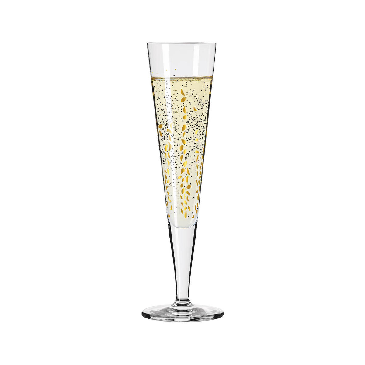 CHAMPAGNERGLÄSER Goldnacht gold 205 ml 2er Set - Goldfarben, Glas (0.205L) - Ritzenhoff