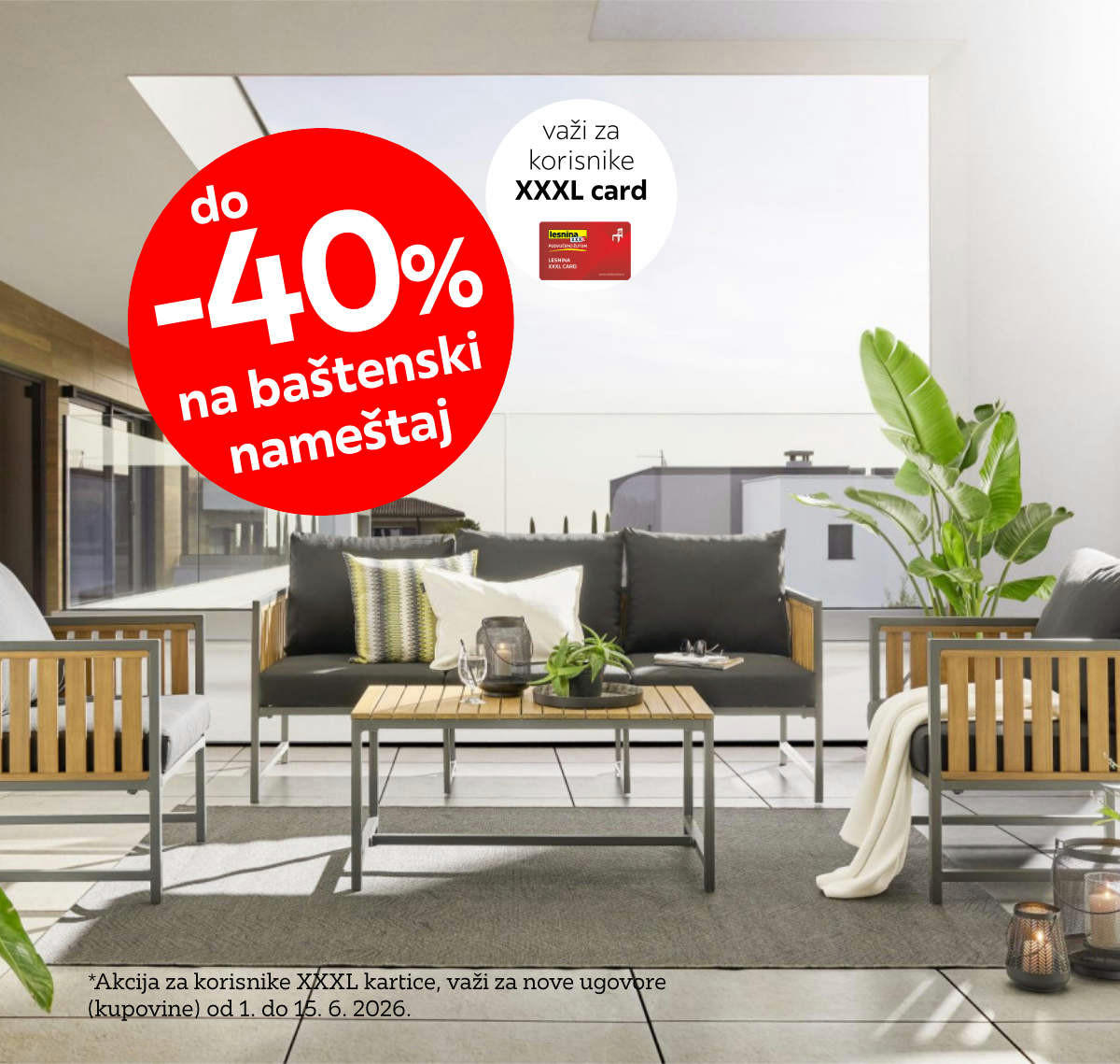 Popust na baštenski nameštaj