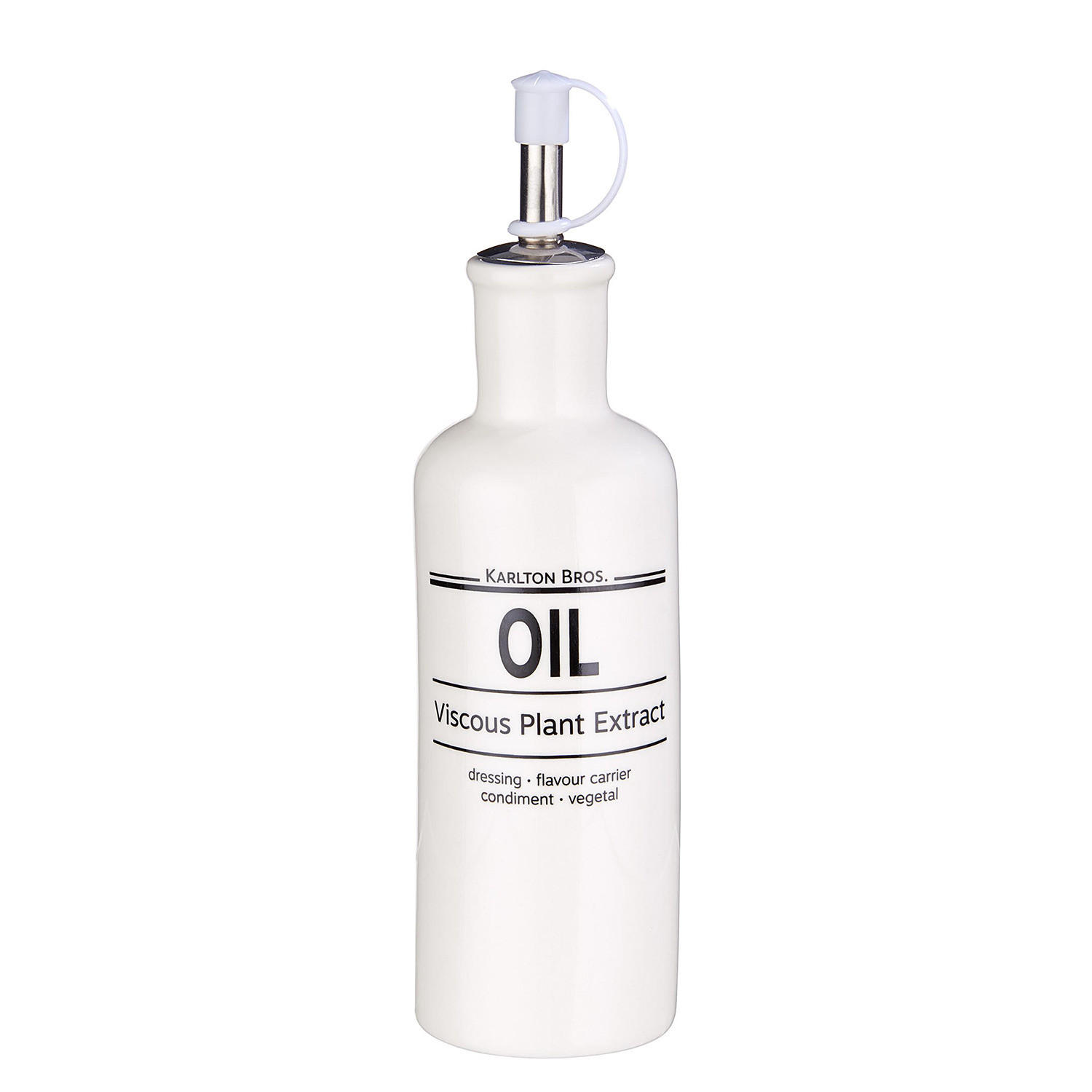 Butlers Ölflasche Weiß 5x21x5 cm