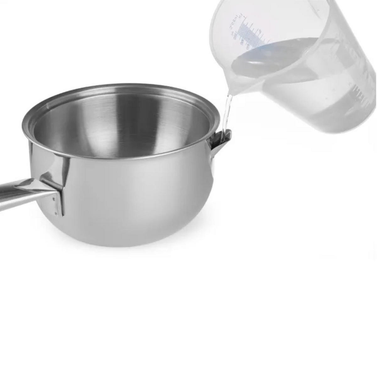 TOPF 3441353 - Silberfarben, Metall (25/30/25cm) - Hendi