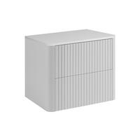 BADEZIMMERSCHRANK: Weiß, Platte weiß, 60,8 x 44,2 x 50 cm - Weiß, Holzwerkstoff (60.8/48.4/44.2cm) - 3XE LIVING