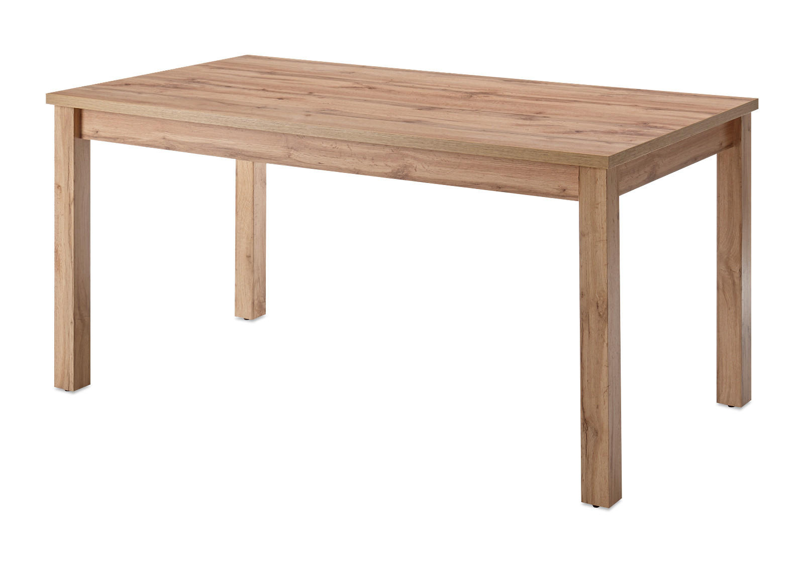 ESSTISCH Wotan Eiche 158 x 88 cm, Küchentisch im Landhaus-Stil - Eichefarben/Eiche Wotan, Holzwerkstoff (158/88/76cm) - Furn.Design