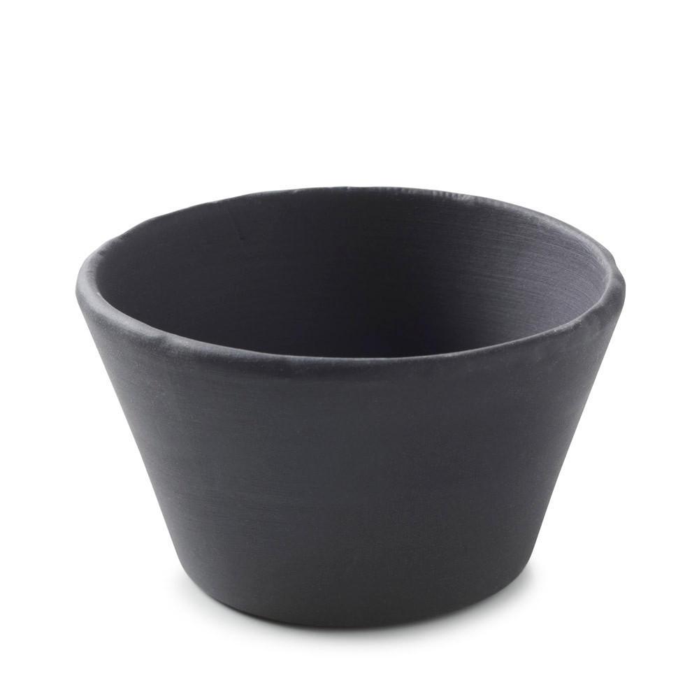 AUFLAUFÖRMCHEN 10 cl Matt schiefer - Schieferfarben, Keramik (7.5/7.5/4.2cm) - Revol Porcelaine France