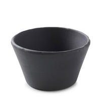 AUFLAUFÖRMCHEN 10 cl Matt schiefer - Schieferfarben, Keramik (7.5/7.5/4.2cm) - Revol Porcelaine France