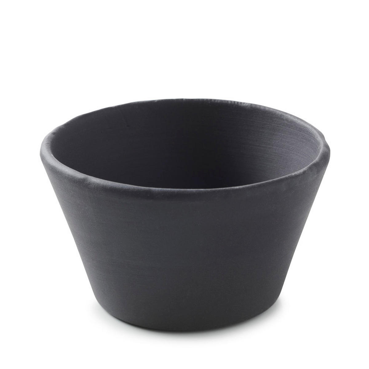 AUFLAUFÖRMCHEN 10 cl Matt schiefer - Schieferfarben, Keramik (7.5/7.5/4.2cm) - Revol Porcelaine France