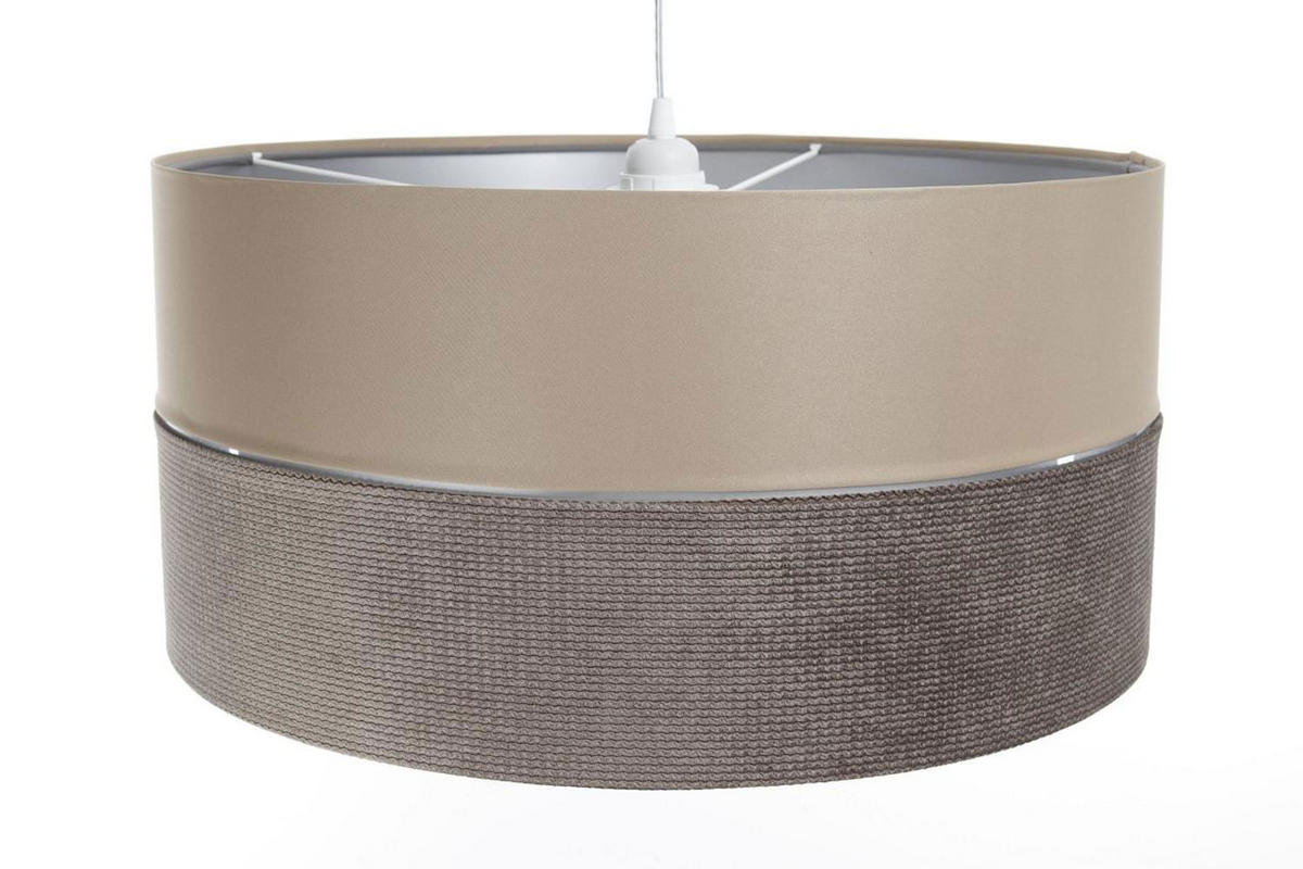 HÄNGELEUCHTE Beige 60/30 cm - Beige/Braun, Kunststoff (60/1/30cm) - ONZENO