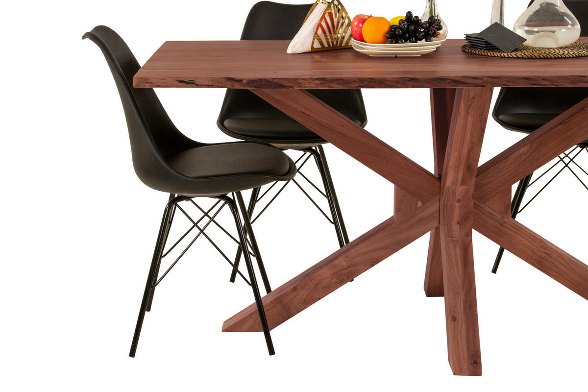 ESSTISCH PRAG - Braun, Holz (90/180/77cm) - SAM