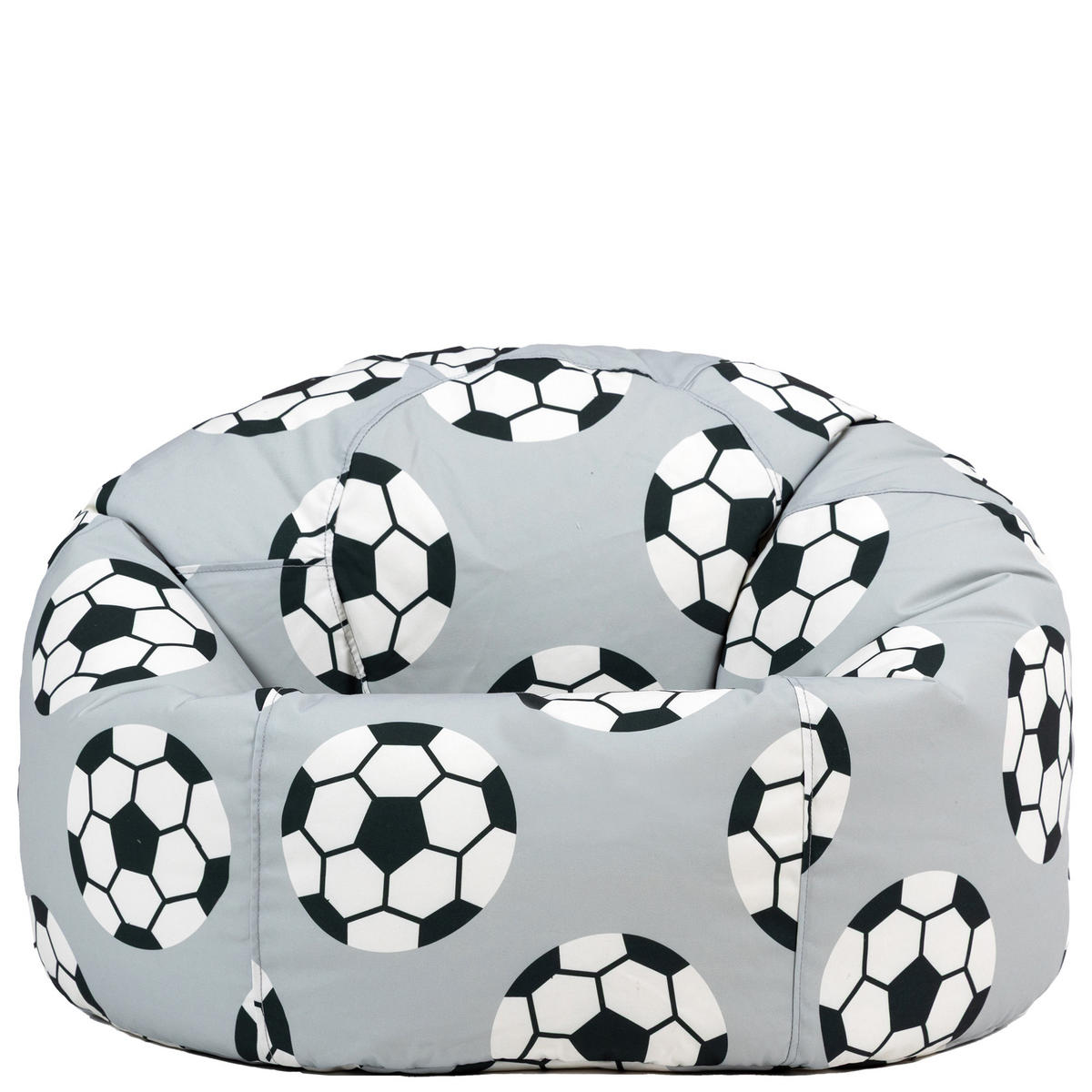 KINDERSITZSACK Kingston Fußball - Multicolor/Grau, Textil (80/45/80cm) - icon