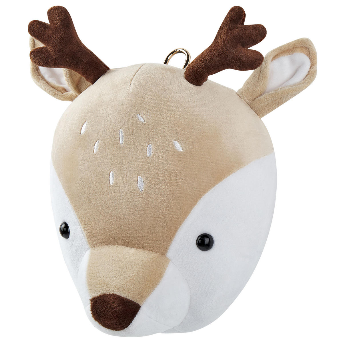 WANDDEKORATION Baumwolle beige Bambi - Beige, Textil (23/30/10cm) - Beliani