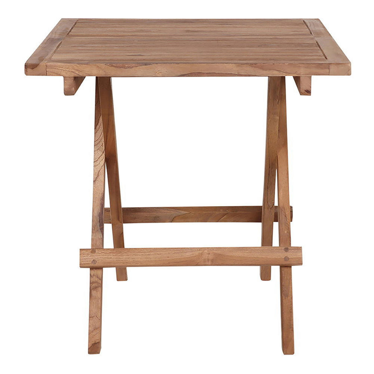BEISTELLTISCH Bilbao - Teakfarben, Holz (50/50/50cm) - tinkaro