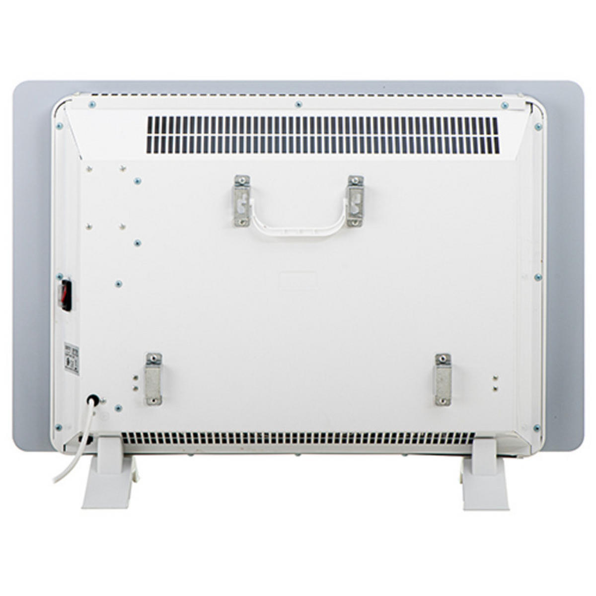 KONVEKTOR CR7721, Elektroheizung, Heizgerät, Schnellheizer, Thermostat, Standheizung, Glasheizung, Raumheizer, mobile Heizung, energiesparend, leise - Weiß, Glas (60/69/10cm) - camry