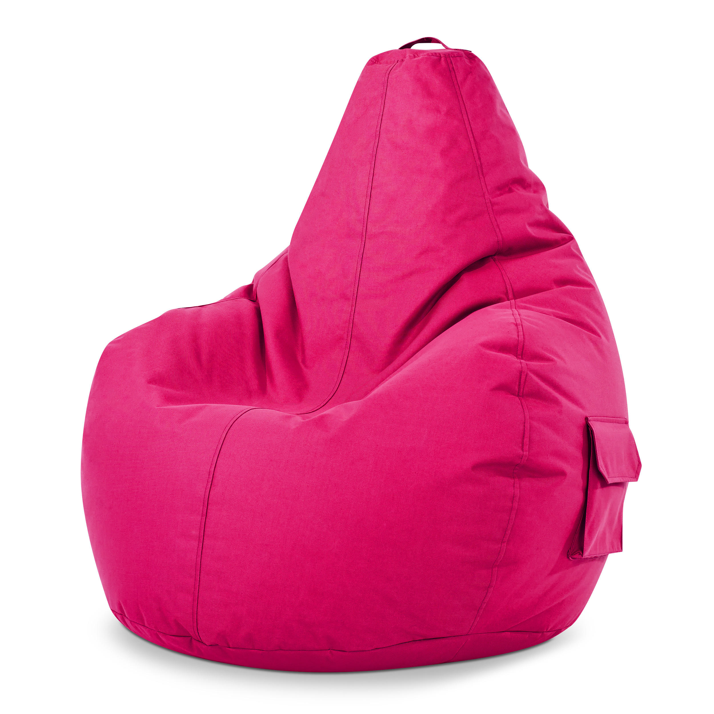 SITZSACK Lounge Chair "Cozy" 80x70x90cm - Pink, Textil (70/90/80cm) - Green Bean