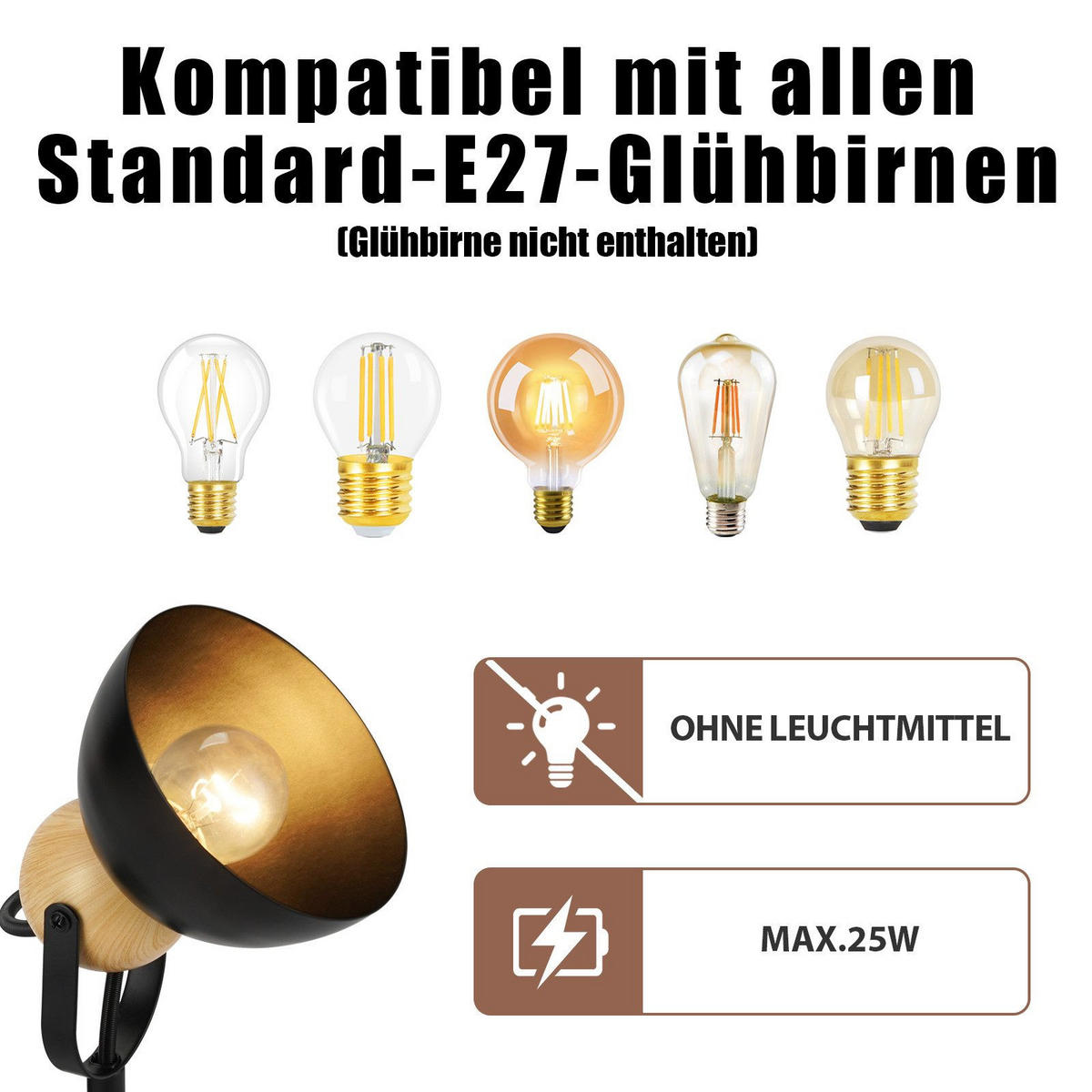 STRAHLER Fowler 33/21/15 cm - Schwarz, Metall (33/21/15cm) - Nettlife