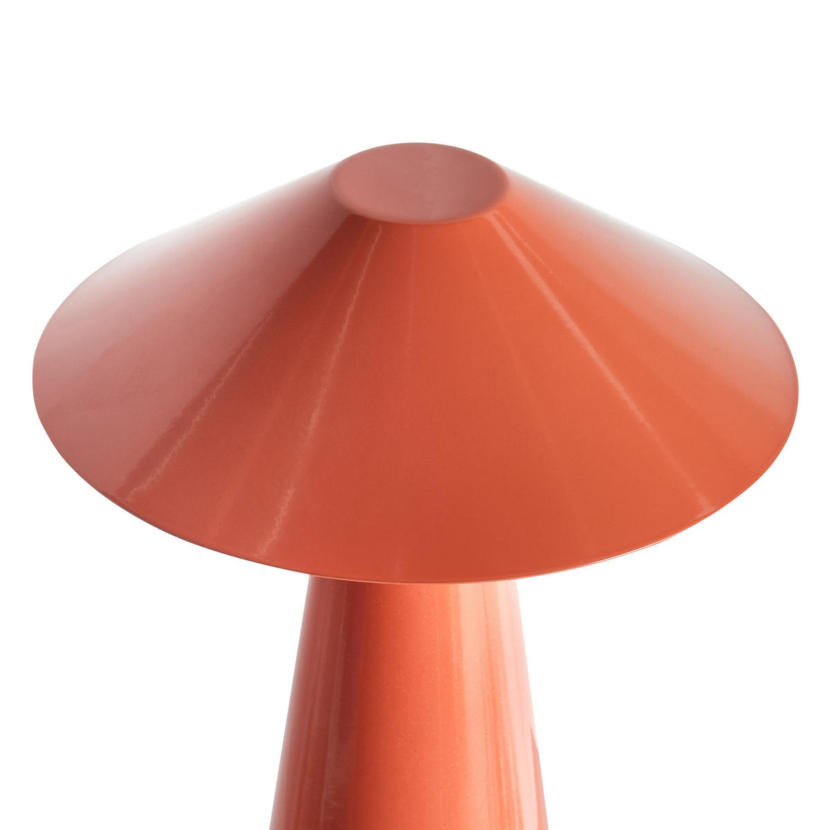 LED-TISCHLEUCHTE Rot/Schwarz/Weiß/Silber Apayao - Rot/Silberfarben, Metall (18/18/29cm) - Beliani