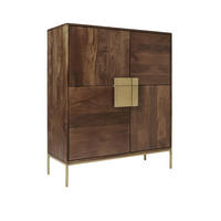 SIDEBOARD Ralf Mangoholz Braun 118x38x100cm - Braun, Holz (100/118/38cm) - DELUKE