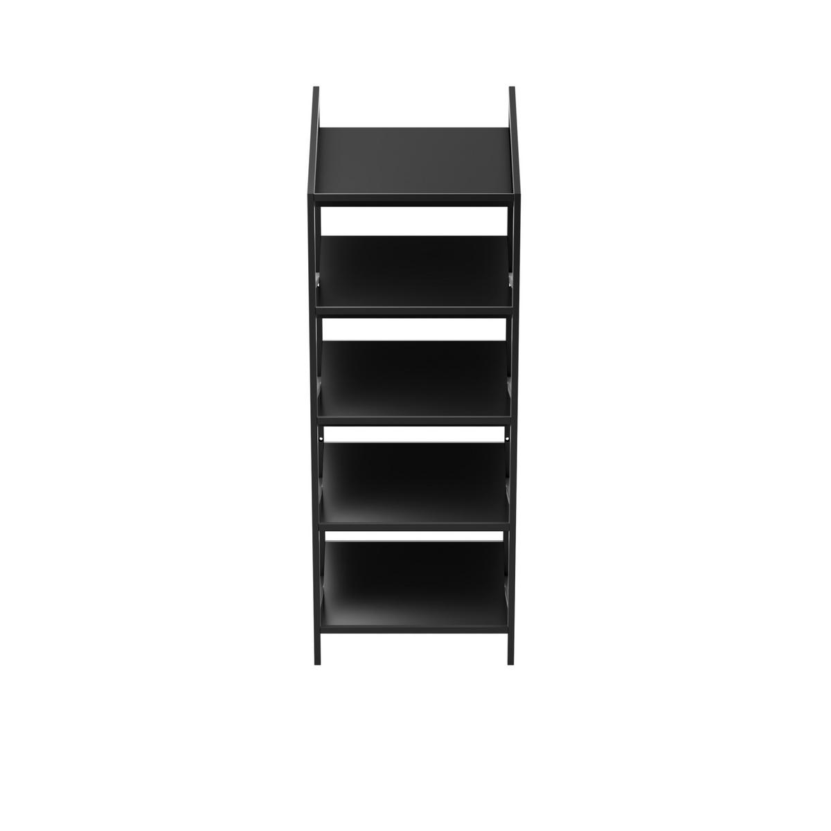 WEINREGAL für 35 Flaschen aus Metall, schwarz Bordeaux - Schwarz, Metall (60/170/30cm) - Metalo Pro