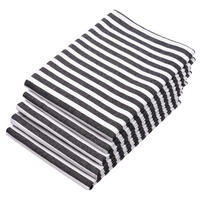 GESCHIRRTÜCHER, 5er-Set, 50x70 cm, 100% Baumwolle, Schwarz - Multicolor, Textil (50/70cm) - Zollner