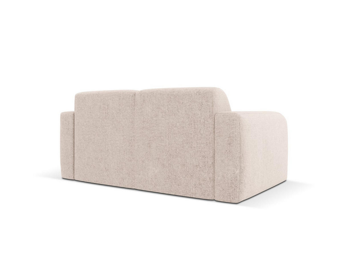 SOFA Molino aus Chenille-Stoff beige 2 Sitzplätze - Beige, Textil (95/72/170cm) - Micadoni
