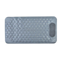 BADTEPPICH Zac Grau 70/36/2 cm Textilien - Grau, Textil (36/70cm) - Mondex