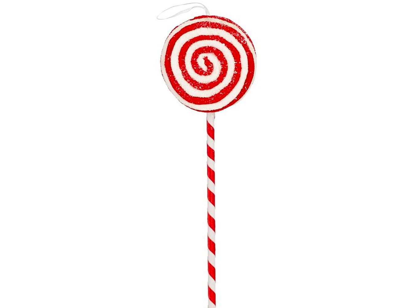 LAALU WEIHNACHTSBAUMSCHMUCK rot und weiß Lutscher 38 cm - Rot/Weiß, Kunststoff (10/15/50cm) - LAALU