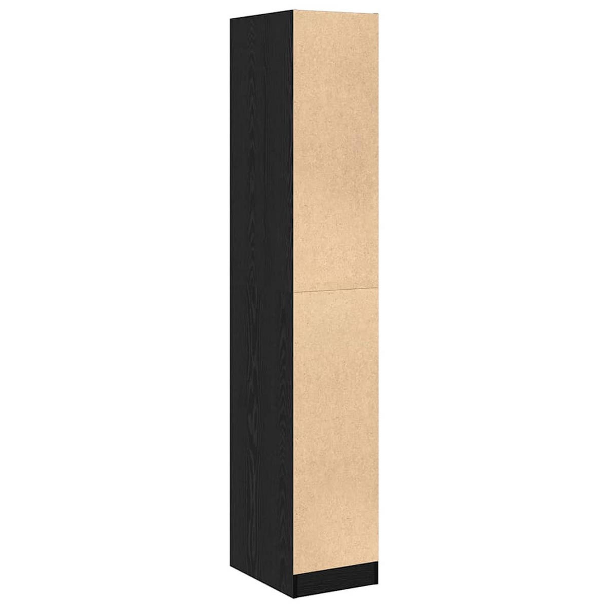 APOTHEKERSCHRANK -Muster -Muster 30/41/174,5 Cm - Schwarz, Holzwerkstoff (41/174.5/30cm) - vidaXL
