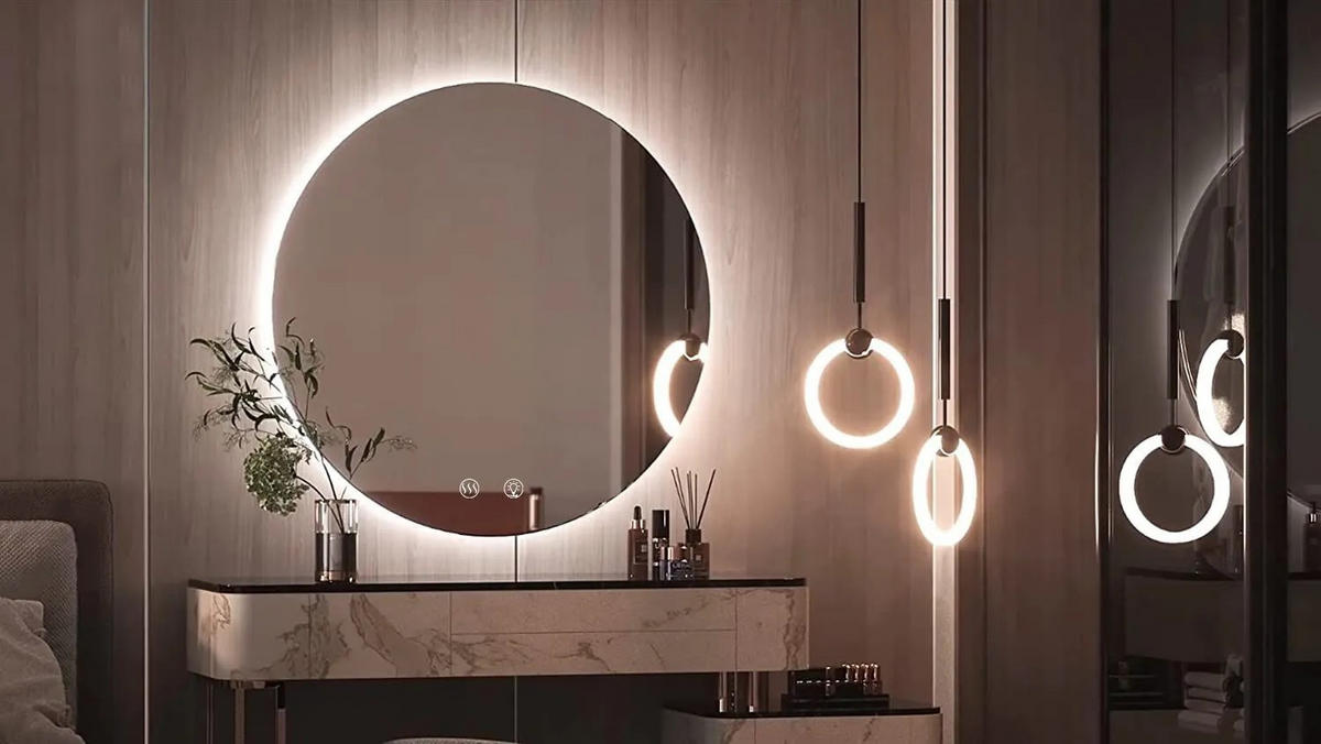 SPIEGEL Rea Led 100cm Hzj100 - Transparent, Glas (100/100/100cm) - REA