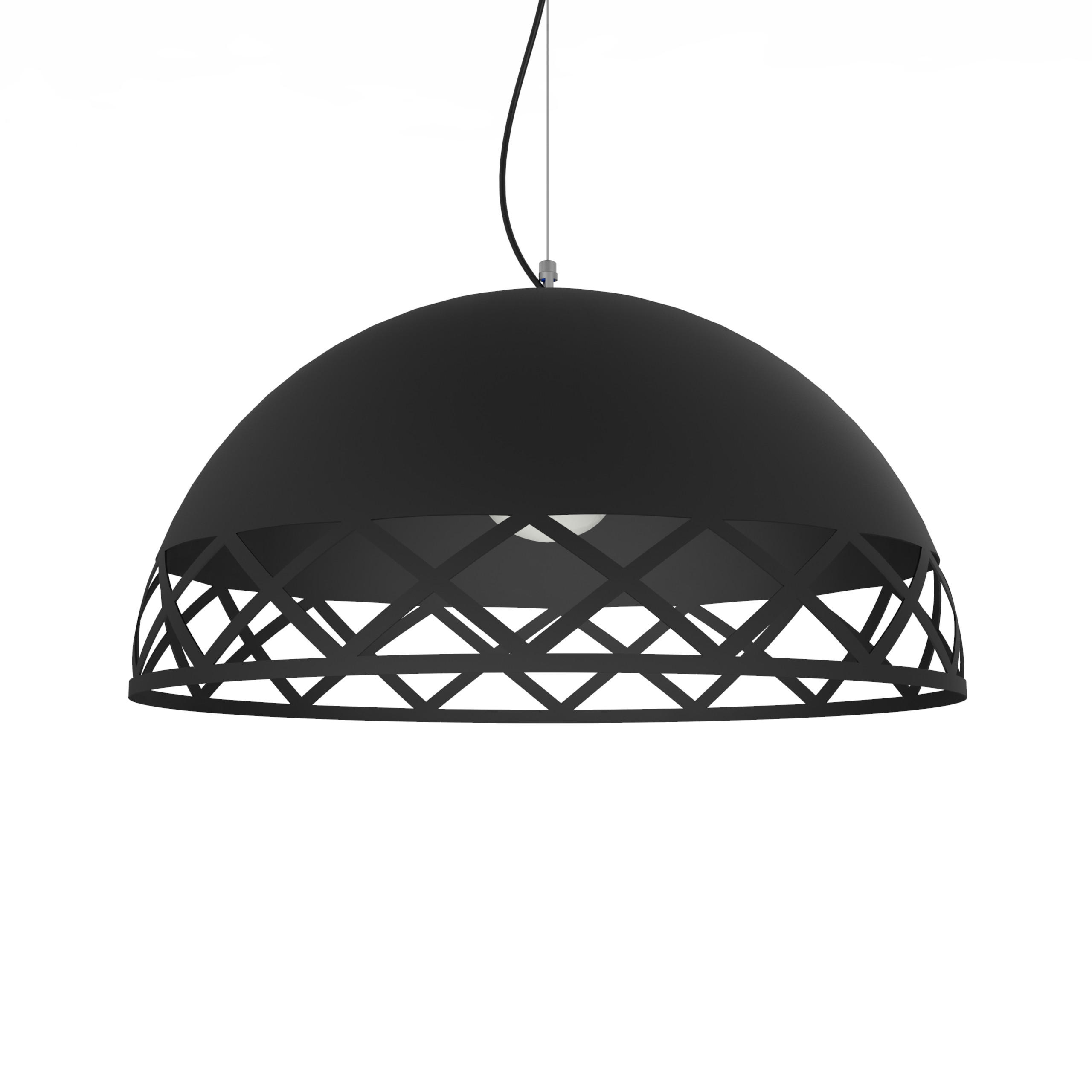 HÄNGELEUCHTE - Schwarz, Metall (30/60/30cm) - Lumicom