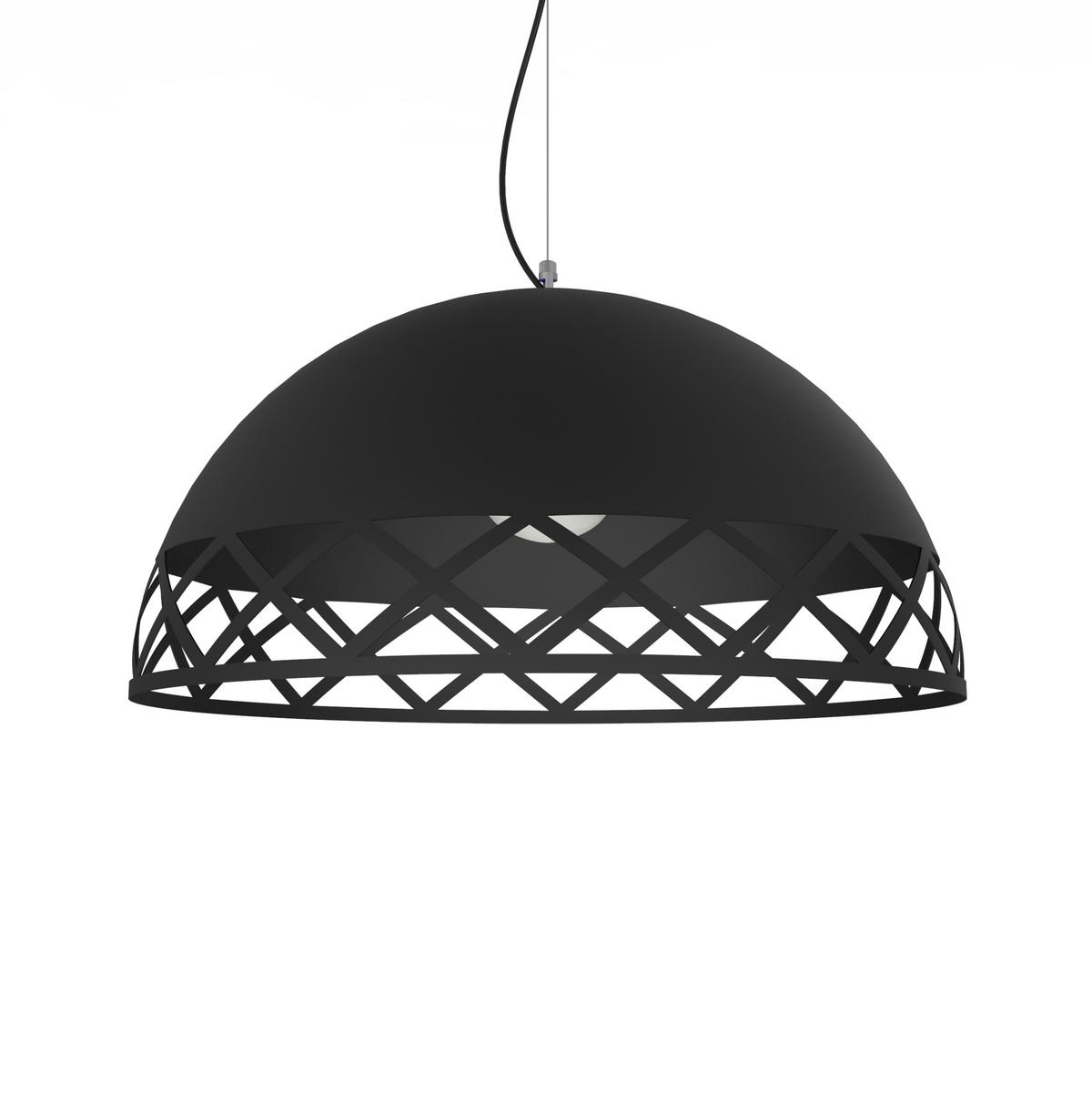 HÄNGELEUCHTE - Schwarz, Metall (30/60/30cm) - Lumicom