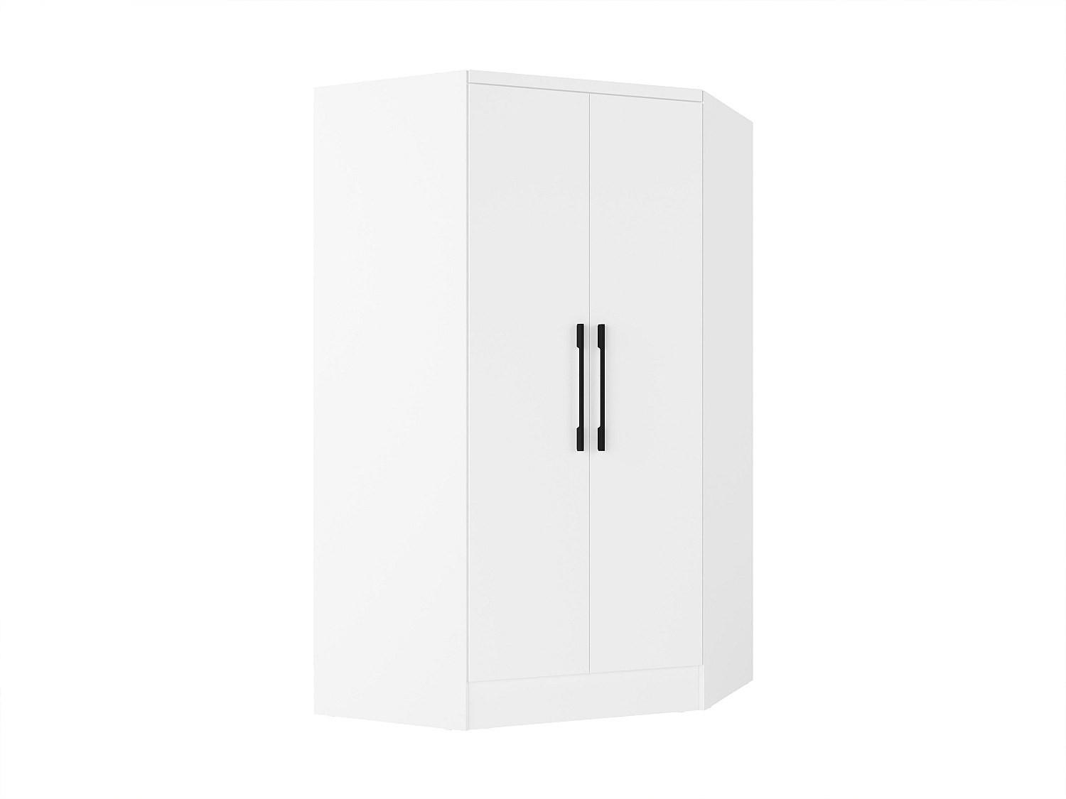 KLEIDERSCHRANK - 101.5 cm x 101.5 cm - Holz, Platte - Weiß AURALI - Weiß, Holz (101.5/182/101.5cm) - Vente-Unique