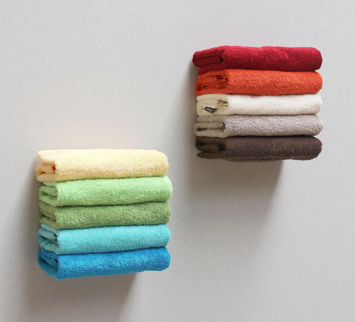 HANDTUCHHALTER Wandmontage 2er Set Metall Schwarz 20 cm - Schwarz, Metall (20/20/14.5cm) - DanDiBo