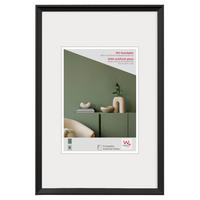 BILDERRAHMEN Desire Kst.Rahmen 40x60 cm Schwarz - Schwarz, Kunststoff (60.93/40.93/2cm) - walther design