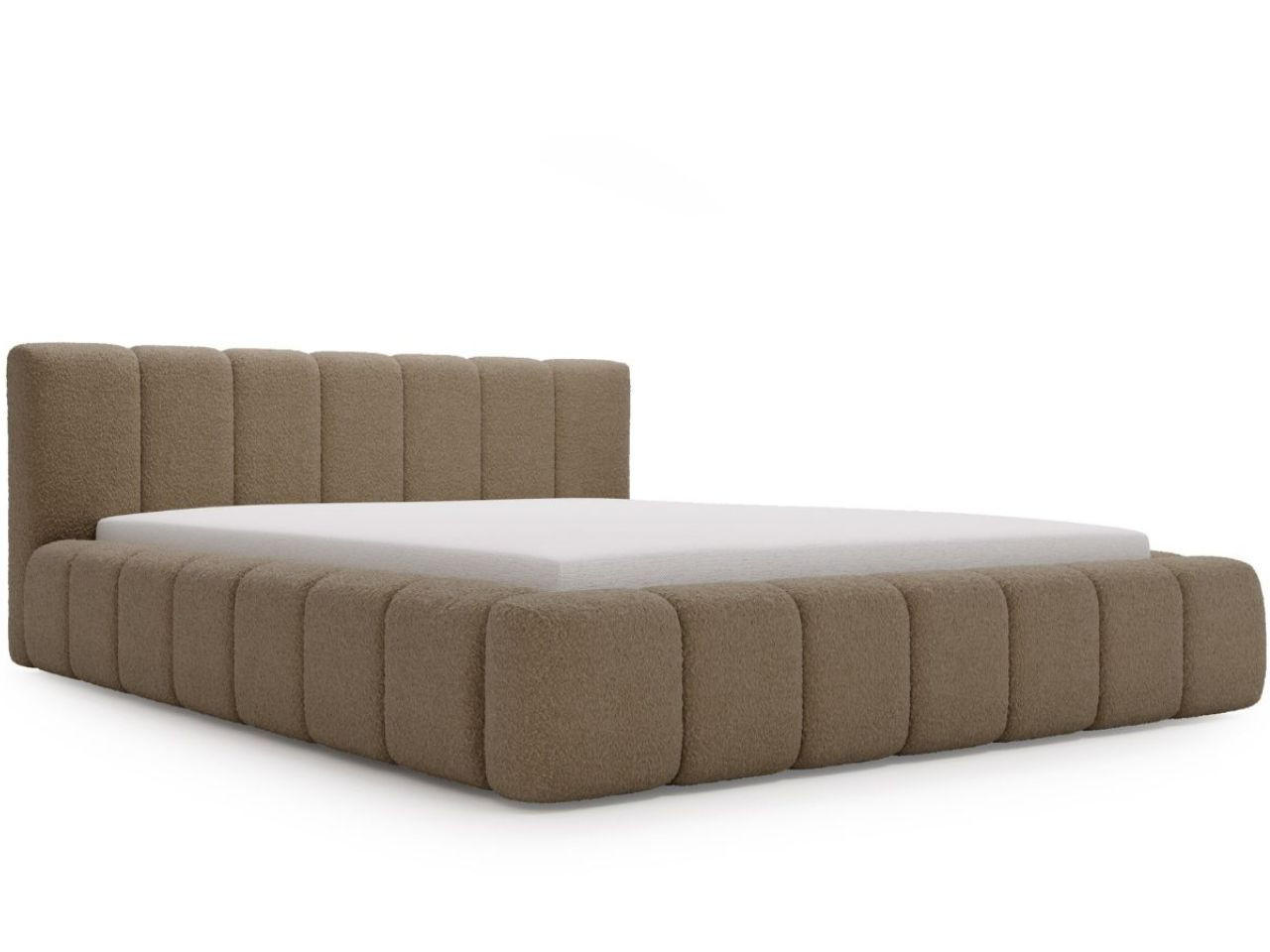 POLSTERBETT Orio 180x200 Braun - Braun, Textil (180/200cm) - Graingold