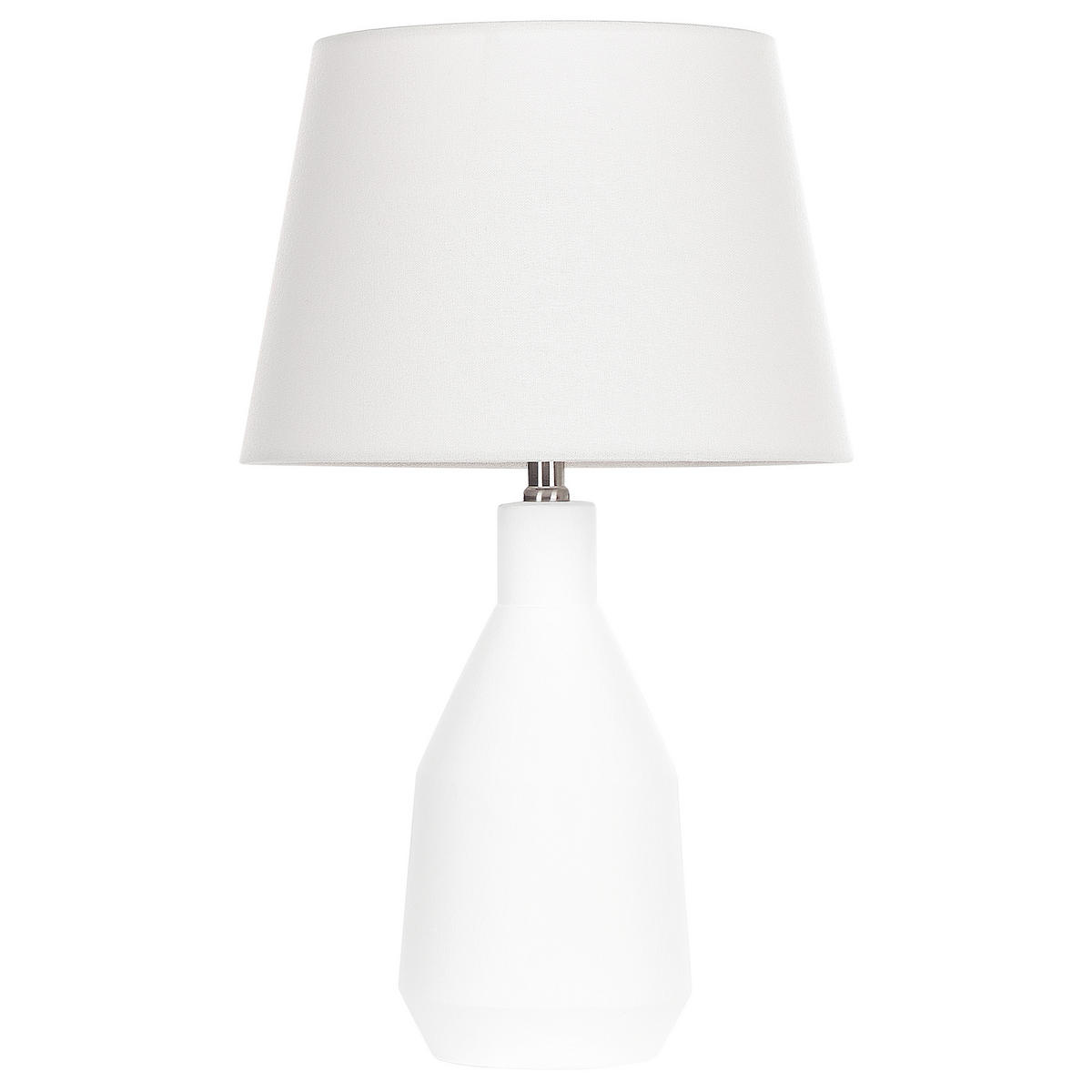 TISCHLAMPE Lambre 33/33/53 cm - Weiß, Keramik (33/33/53cm) - Beliani