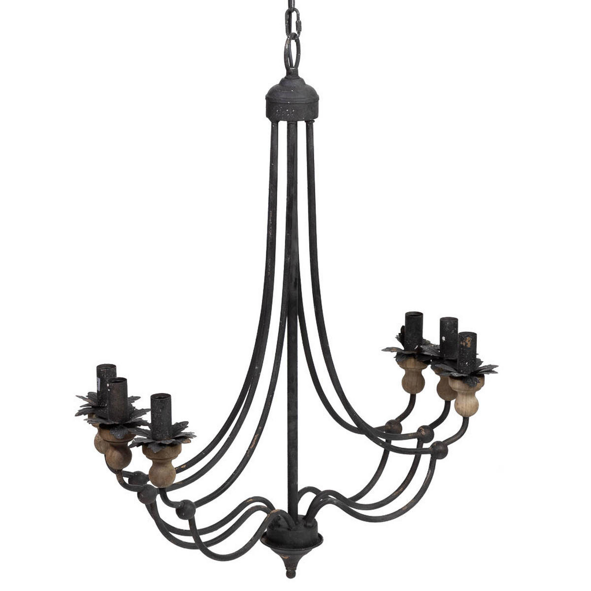 HÄNGELEUCHTE aus Metall D69x86 Cm - Schwarz, Metall (69/69/86cm) - Wanderlust