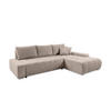 ECKSOFA mit Bettkasten Tragel L, Beige - Beige, Textil (185/265cm) - Meblito