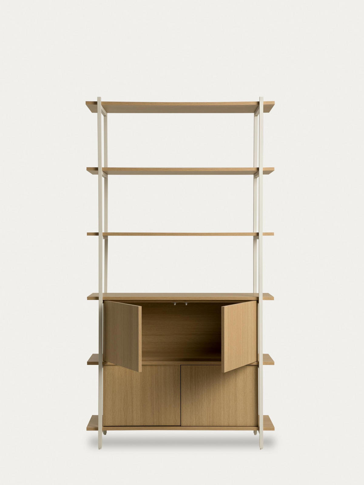 BÜCHERREGAL Darel Natur 105.8 cm x 197 cm - Braun, Holzwerkstoff (105/197/34cm) - Kenay Home
