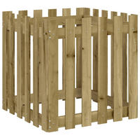 PFLANZKÜBEL Latten-Design 60x60x60 cm Kiefernholz Imprägniert - Braun, Holz (60/60/60cm)