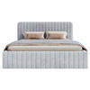 POLSTERBETT Saliano Taubengrau 180x200 cm - Grau, Kunststoff/Textil (180/200cm) - Selsey