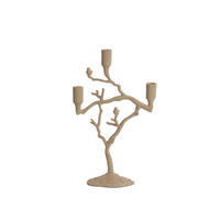 KERZENHALTER Jardia Braun Ø26/42 cm - Braun, Metall (11/42/26cm) - Light & Living