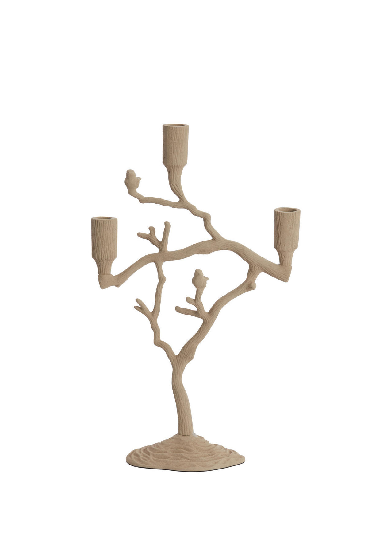 KERZENHALTER Jardia Braun Ø26/42 cm - Braun, Metall (11/42/26cm) - Light & Living