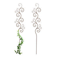 RANKGITTER - Braun, Metall (30/160/1cm) - Relaxdays