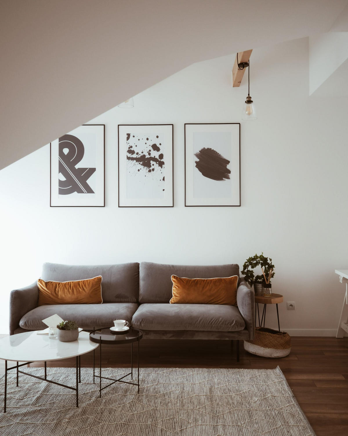 COVOR împletit Edremit 150/80 cm - gri, material textil (80/150cm) - Beliani