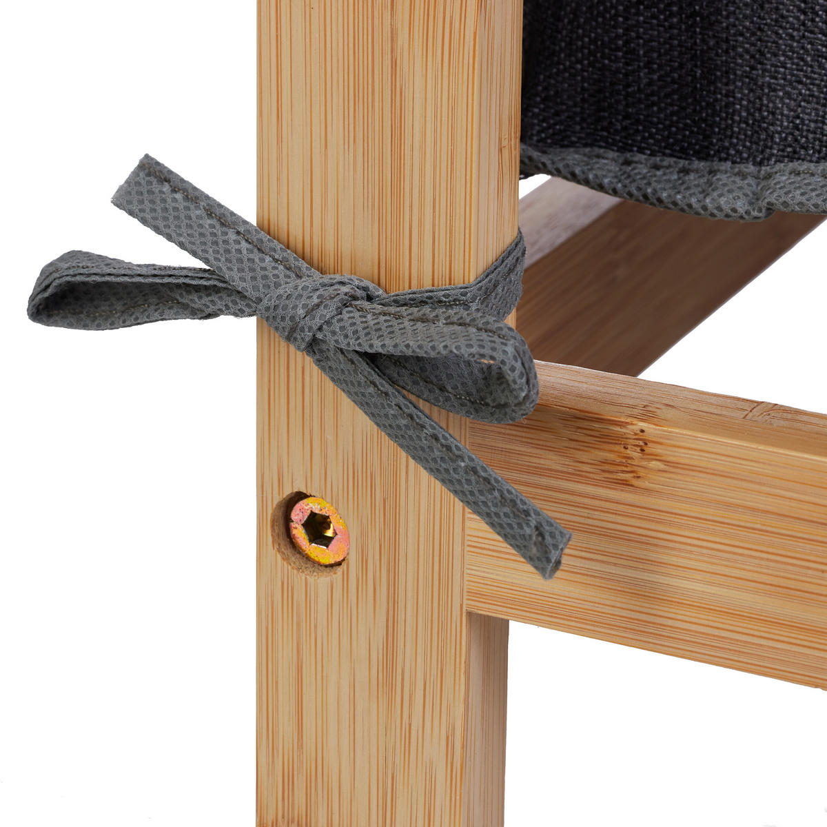 WÄSCHEKORBREGAL - Multicolor, Holz/Textil (30/50/29.5cm) - Relaxdays