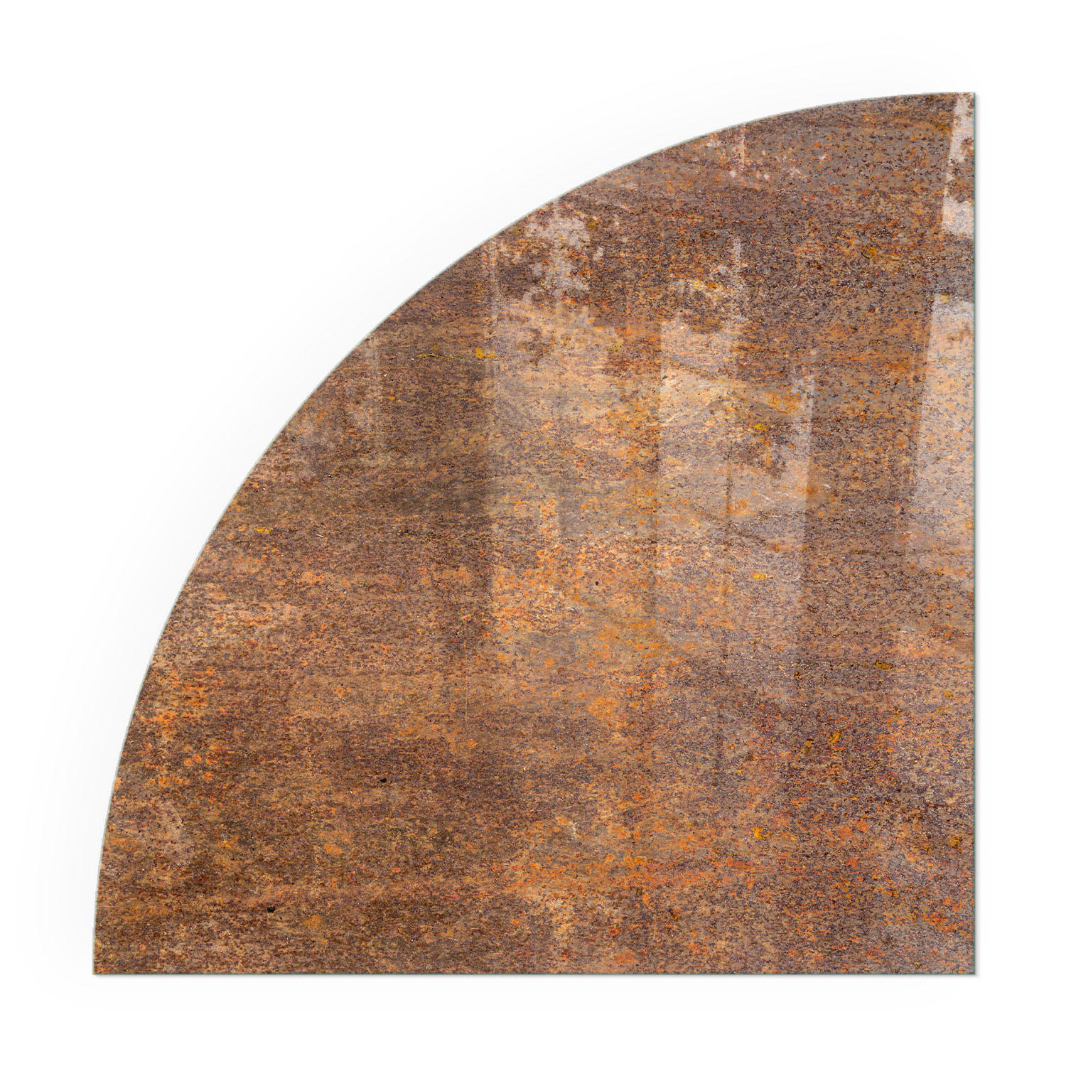 GLASPLATTE für Kamin 100x100 cm - Braun, Glas (100/100/0.4cm) - TULUP