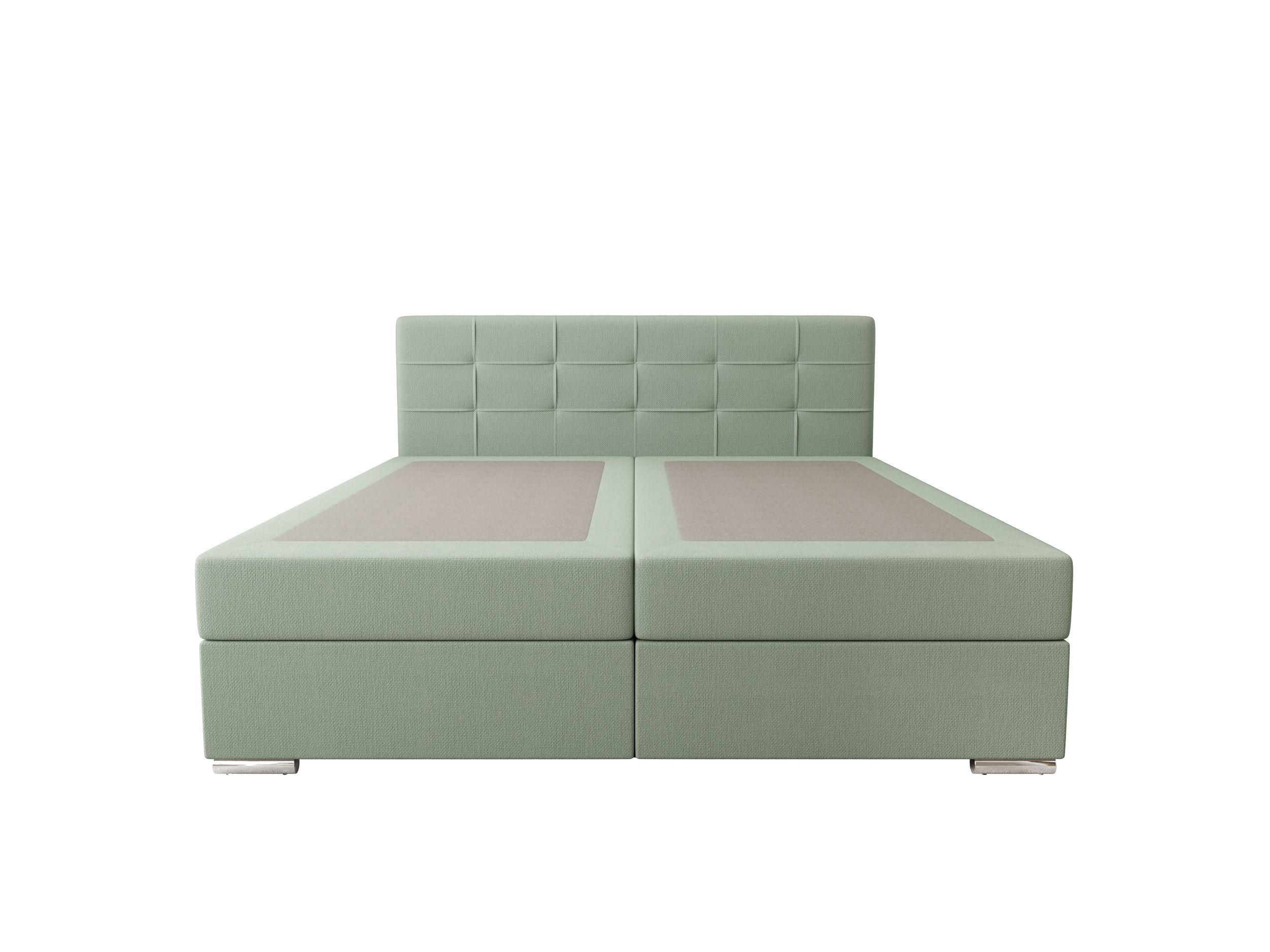 BOXBETT ZILANO 1 mit Matratze H3 und Topper 160x200 Cosmic 16 - Grün, Holz/Textil (160/200cm) - Bedante