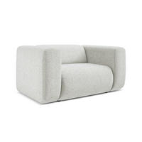 SESSEL Strukturstoff Stoff Beige - Beige/Schwarz, Kunststoff/Textil (137/70/89cm) - Makamii